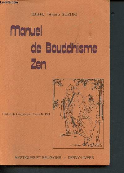 Manuel de bouddhisme zen - collection mystique et religion