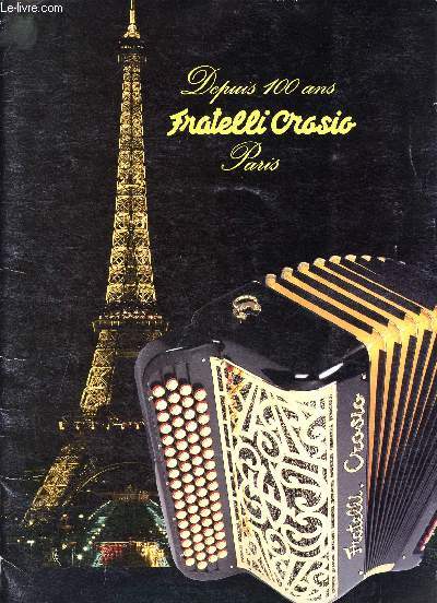 Fratelli crosio accordons- tarif mai 1992 - catalogue + poster casiotone