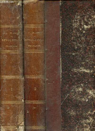 L'histoire de la rvolution franaise- 2 volumes : tome 1 et tome 2