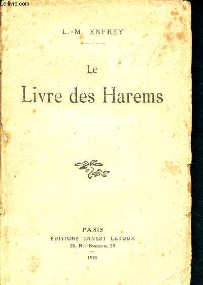 Le livre des harems