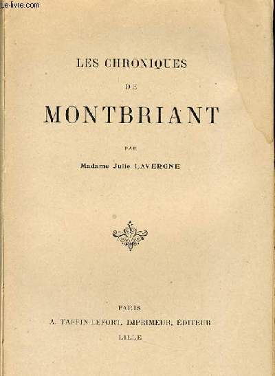 LES CHRONIQUE DE MONTBRIANT