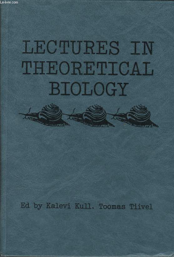 LECTURES IN THEORETICAL BIOLOGY