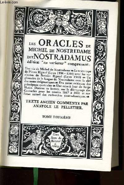 LES ORACLES Tome II