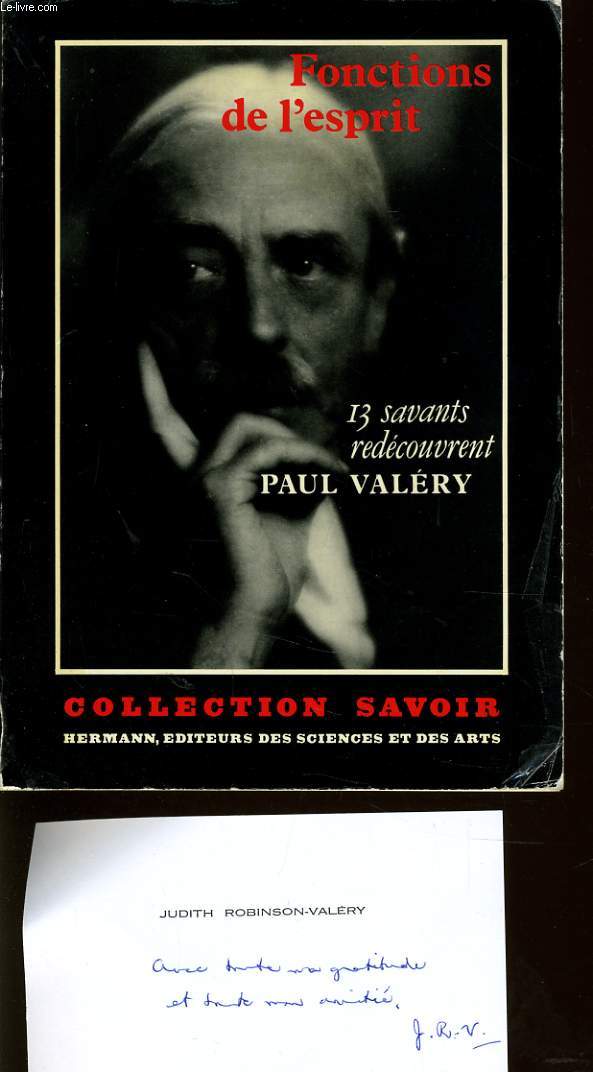FONCTIONS DE L'ESPRIT 13 savants redcouvrent Paul Valry