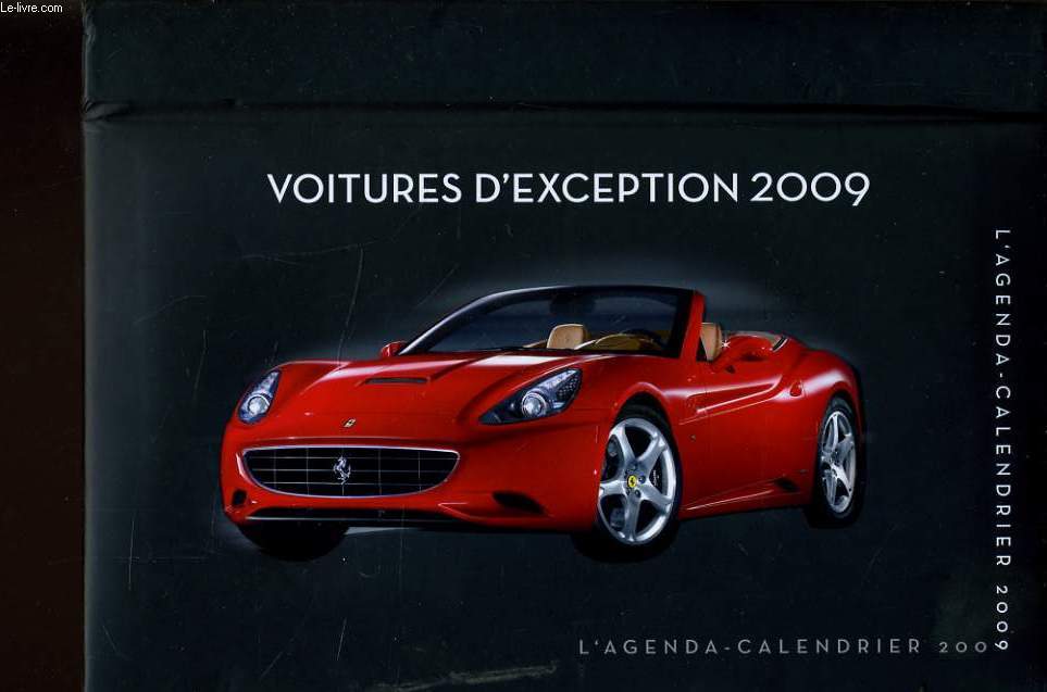 L'AGENDA CALENDRIER VOITURES D'EXCEPTION 2009