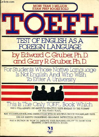 TOEFL test of english as a foreign language