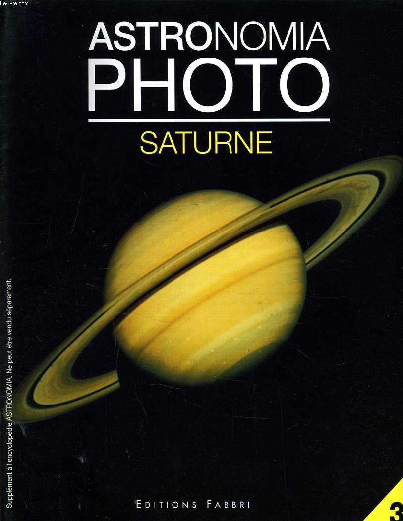 ASTRONOMIA PHOTO n3 : SATURNE