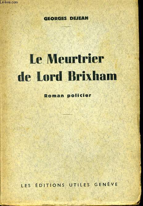 LE MEURTRIER DE LORD BRIXHAM