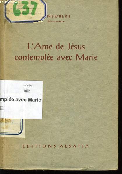 L'AME DE JESUS CONTEMPLEE AVEC MARIE