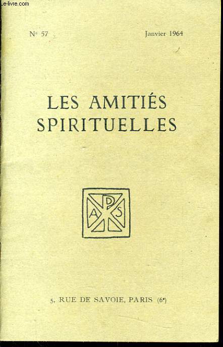 LES AMITIES SPIRITUELLES n57