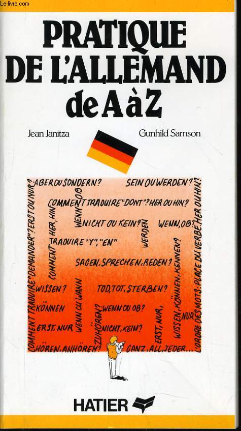 PRATIQUE DE L'ALLEMAND DE A  Z