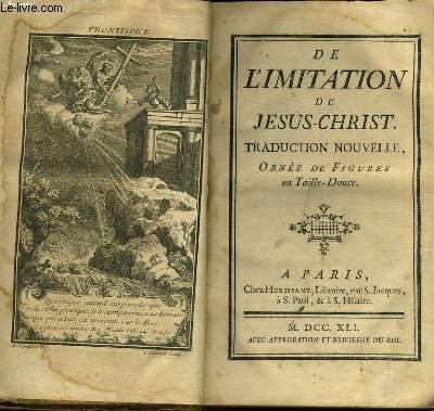DE L'IMITATION DE JESUS CHRIST - TRADUCTION NOUVELLE
