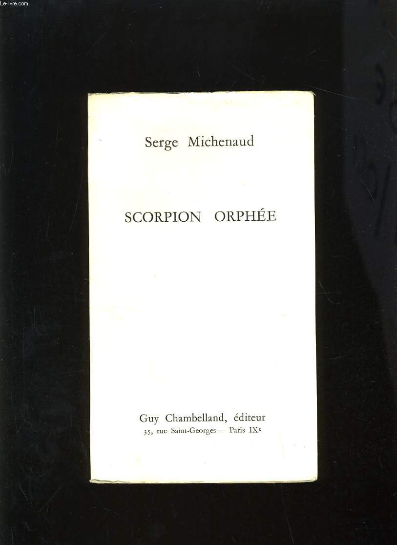 SCORPION ORPHEE