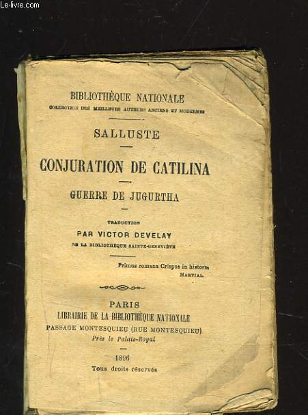CONJURATION DE CATILINA - GUERRE DE JUGURTHA