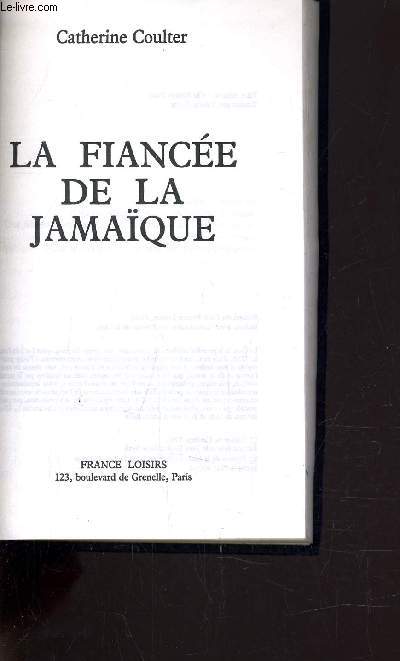 LA FIANCEE DE LA JAMAIQUE.