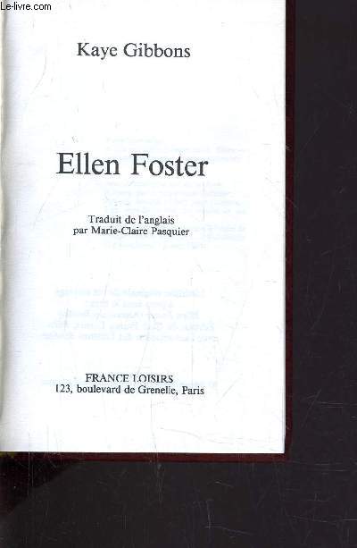 ELLEN FOSTER.