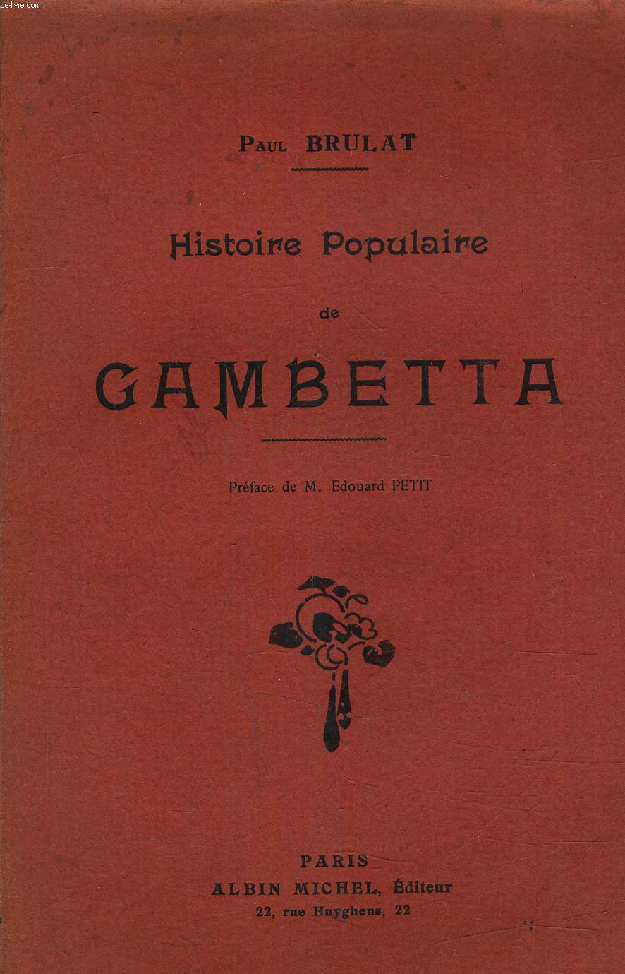 HISTOIRE POPULAIRE DE LOUIS GAMBETTA.