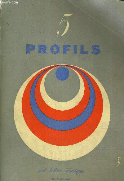 5 PROFILS - REVUE TRIMESTRIELLE - OCTOBRE 1953 .
