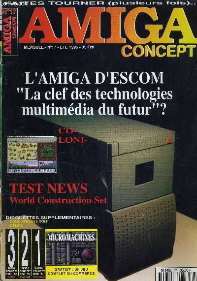 AMIGA CONCEPT MENSUEL N17 ETE 1995.