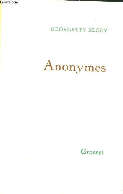 ANONYMES.