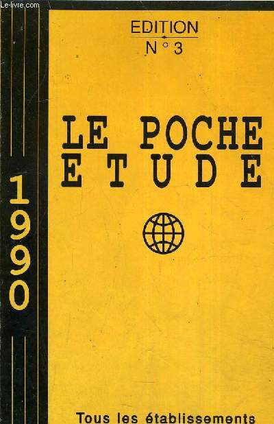 LE POCHE ETUDE 1990.
