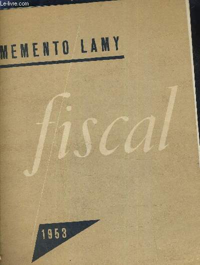 MEMENTO LAMY FISCAL.