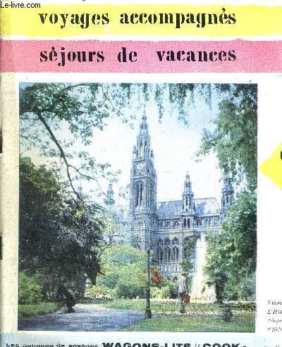 VOYAGES ACCOMPAGNES SEJOURS DE VACANCES ETE 1955.