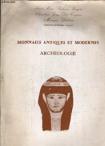 MONNAIS ANTIQUES ET MODERNES ARCHEOLOGIE BORDEAUX MARS 1979.