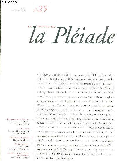 LA LETTRE DE LA PLEIADE N25 - AOUT SEPTEMBRE 2006.
