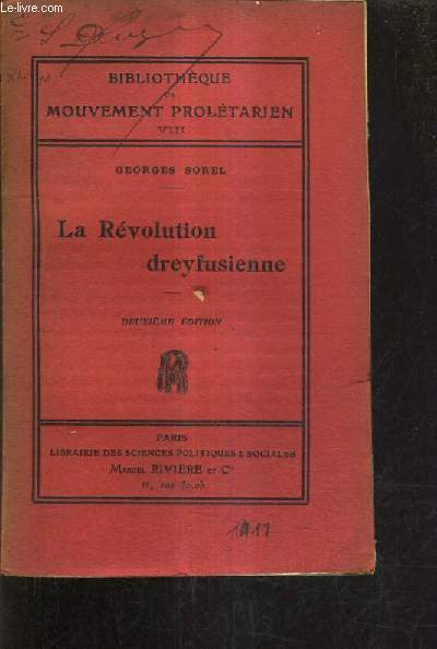 LA REVOLUTION DREYFUSIENNE / 2E EDITION.