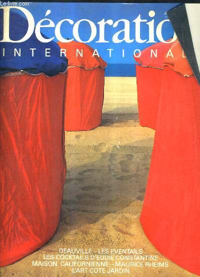 DECORATION INTERNATIONALE N62 JUIN 1983 - expositions ventes vnements  londres pleins feux sur patrick raynaud - comme d'extravagants papillons de nuit les ventails dploient leurs ailes - les ventails savent parler - le land art  l'italienne etc.