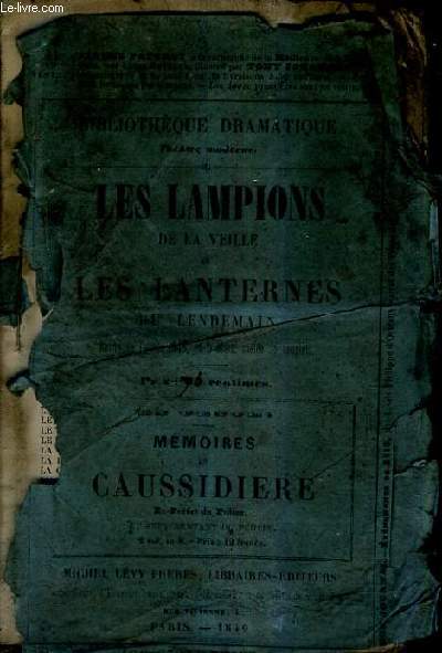 LES LAMPIONS DE LA VEILLE ET LES LANTERNES DU LENDEMAIN - REVUE DE L'ANNEE 1848 EN CINQ TABLEAUX MELEE DE COUPLETS.
