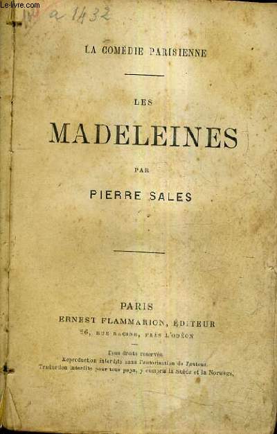 LES MADELEINES / LA COMEDIE PARISIENNE.