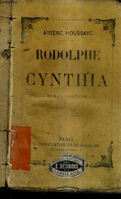 RODOLPHE ET CYNTHIA - ROMAN PARISIEN.