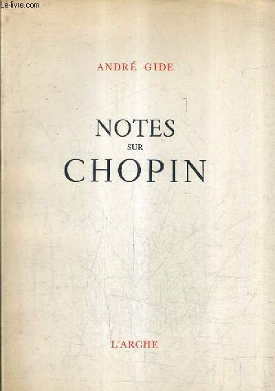 NOTES SUR CHOPIN.