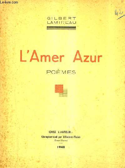 L'AMER AZUR - POEMES.