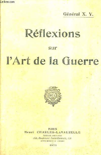 REFLEXIONS SUR L'ART DE LA GUERRE.