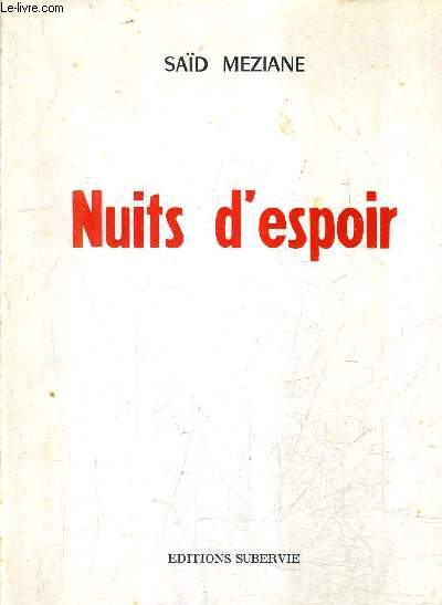 NUITS D'ESPOIR.