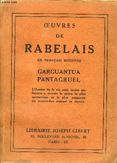 OEUVRES DE RABELAIS.