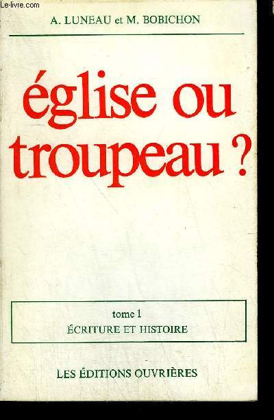 EGLISE OU TROUPEAU ?