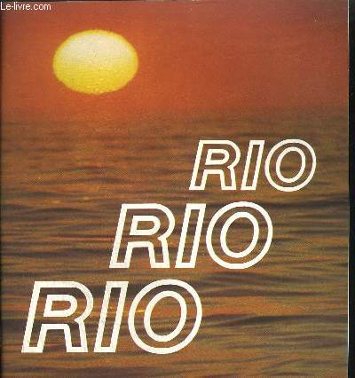 BROCHURE / RIO RIO RIO DE SOLEIL A SOLEIL