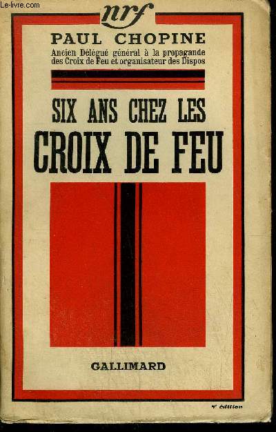 SIX ANS CHEZ LES CROIX DE FEU - 8eme edition