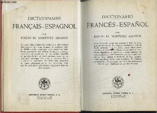 DICTIONNAIRE FRANCAIS-ESPAGNOL / ESPAGNOL-FRANCAIS EN 2 VOLUMES