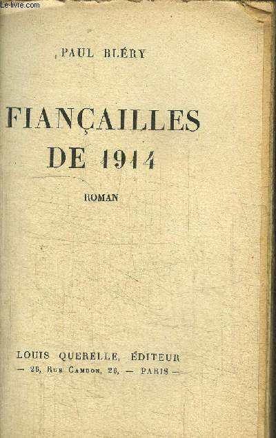 FIANCAILLES DE 1914