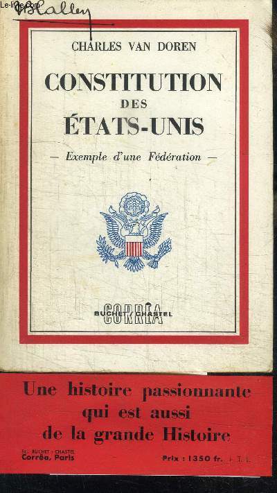 CONSTITUTION DES ETATS-UNIS - EXEMPLE D'UNE FEDERATION