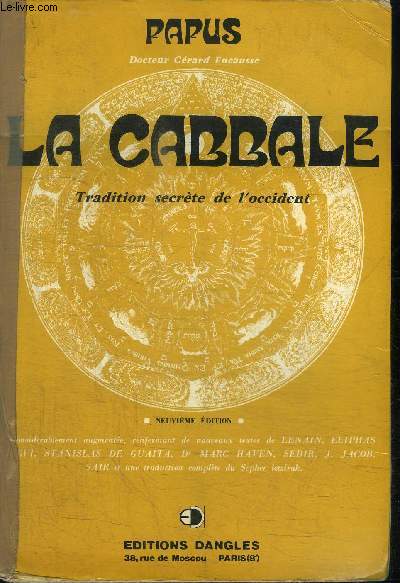 LA CABBALE - TRADITION SECRETE DE L'OCCIDENT - 3e EDITION