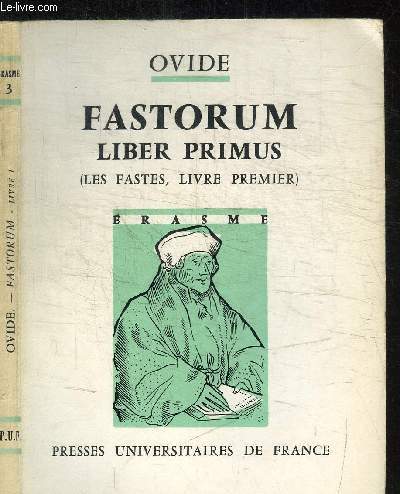 FASTORUM - LIBER PRIMUS / COLLECTION ERASME N3
