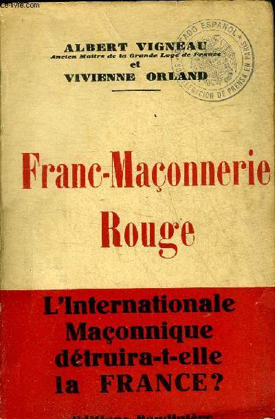 FRANC-MACONNERIE ROUGE.