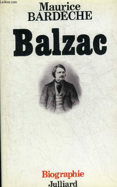 BALZAC - COLLECTION LES VIVANTS.