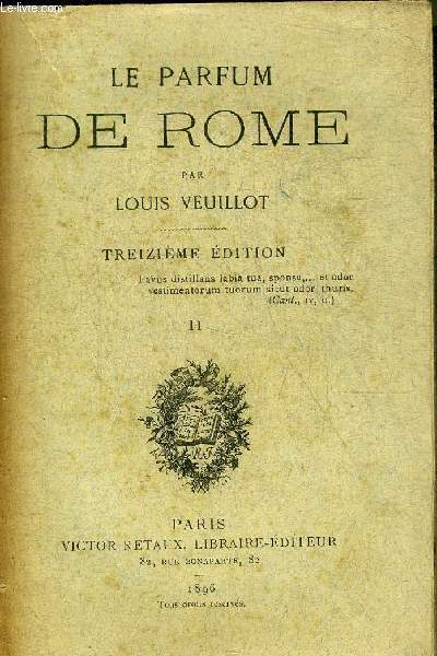 LE PARFUM DE ROME - TOME 2 - 13E EDITION.
